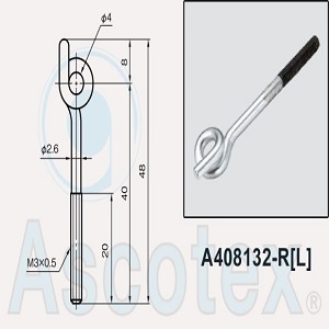  Đuôi dẫn hướng kim loại Ascotex Ascotex A408132-R[L]